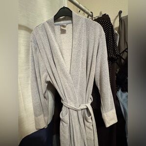 Natori Light Gray/Blue Robe
